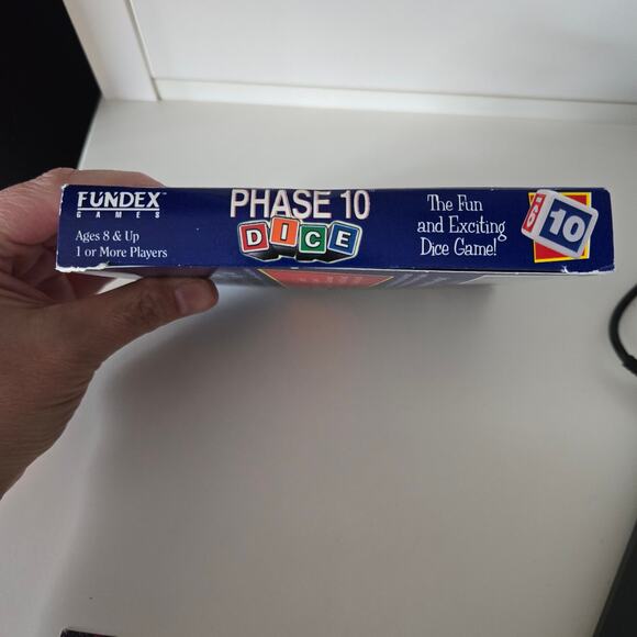Phase 10 Dice game 1998 Fundex Games dice instructions and scorepad - Picture 10 of 12